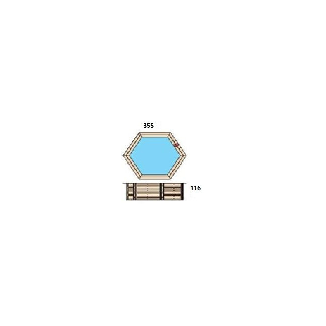 Hexa Wooden Pool