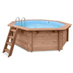 Onyx Wooden Pool resort-grade plunge for backyards & wellness zones