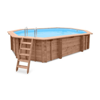 Lazurite wooden pool - hotel-style plunge for XL backyards & wellness zones