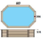 Lazurite wooden pool