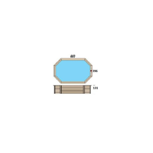 Diamond wooden pool