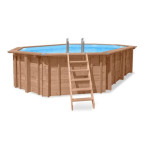Vacation Eden wooden swimming pool