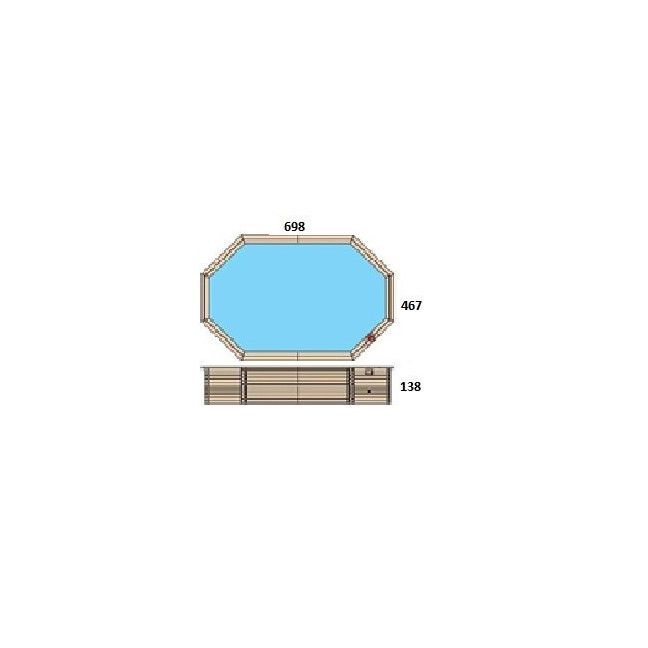 Vacation Eden wooden swimming pool
