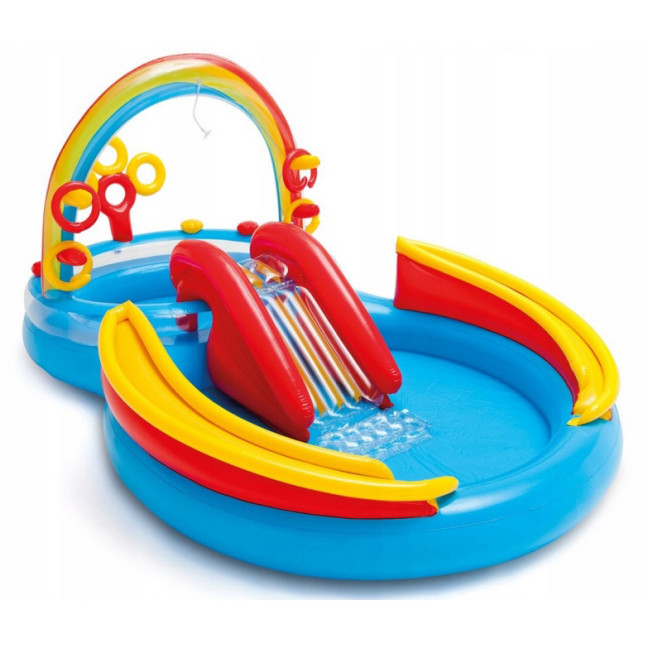 Inflatable kids’ water playground “Rainbow - slide, splash & play all summer long