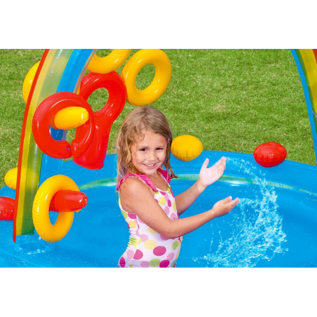 Inflatable kids’ water playground “Rainbow - slide, splash & play all summer long