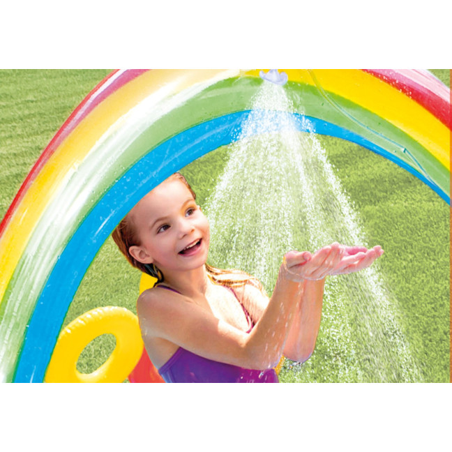 Inflatable kids’ water playground “Rainbow - slide, splash & play all summer long