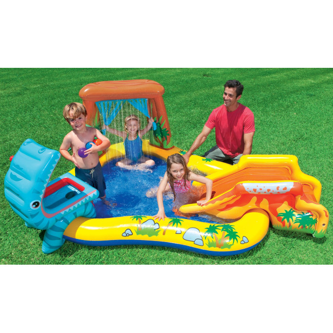 Playground Dinosaurs with slide 249 x 191 x 109 cm INTEX - swimming pool