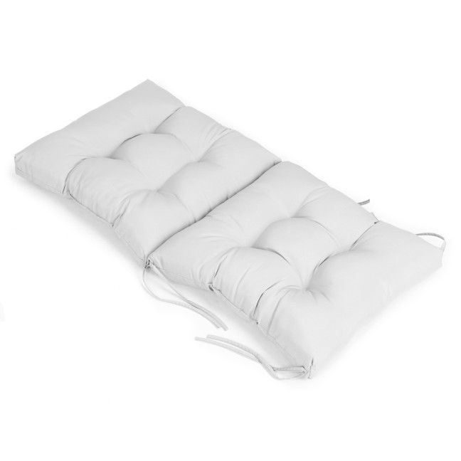 Grey Soft Cushion for Garden Chair Lounger 52 x 52 x 50 cm | Garden furniture, relaxation, modern style