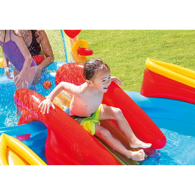 Inflatable kids’ water playground “Rainbow - slide, splash & play all summer long
