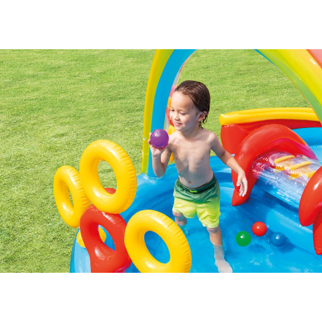 Inflatable kids’ water playground “Rainbow - slide, splash & play all summer long
