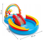Inflatable kids’ water playground “Rainbow - slide, splash & play all summer long