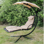 MultiGarden Garden Hammock Lounger with Canopy | Garden hammock on a stand, outdoor relaxation