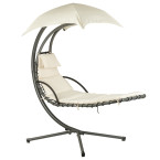 MultiGarden Garden Hammock Lounger with Canopy | Garden hammock on a stand, outdoor relaxation