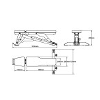 L3150 - (2 PARTS) ADJUSTABLE EXERCISE BENCH