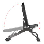 L8009 ADJUSTABLE EXERCISE BENCH SEMI COMMERCIAL HMS