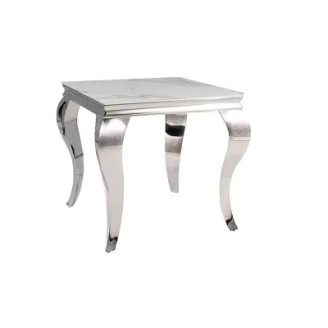 PRINCE B coffee table, white ceramics