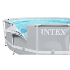 INTEX 366 × 99 cm steel-frame pool 17-in-1 set — deep-water family oasis with FREE bubble maker