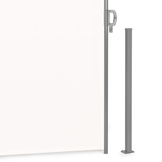 Foldable Side Awning MultiGarden 300x180 cm Beige - Privacy Screen for Terrace and Garden