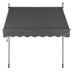 MultiGarden Balcony Awning - Sunshade with Height Adjustment and Manual Crank, Waterproof