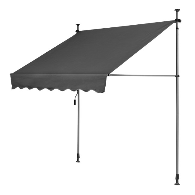 MultiGarden Balcony Awning - Sunshade with Height Adjustment and Manual Crank, Waterproof
