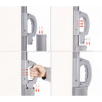 Foldable Side Awning MultiGarden 300x180 cm Beige - Privacy Screen for Terrace and Garden