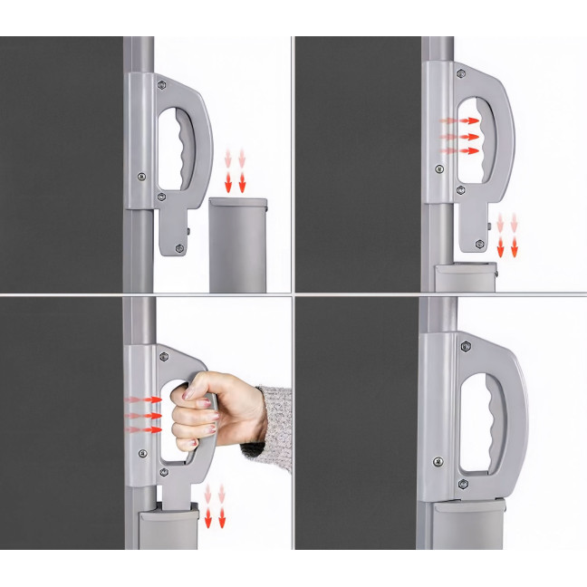 Foldable Side Awning MultiGarden 300x180 cm Anthracite - Privacy Screen for Terrace and Garden