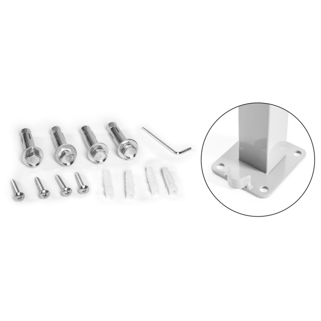 Składana markiza 300x160 cm boczna roleta parawan do ogrodu na taras beżowa