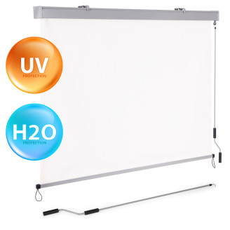 Vertical Blind Markiza Beige MultiGarden - Retractable by Crank | Balcony, Terrace, Gazebo