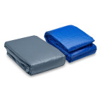 INTEX 366 × 76 cm steel-frame pool 16-in-1 set — extra-wide family splash zone with FREE bubble maker