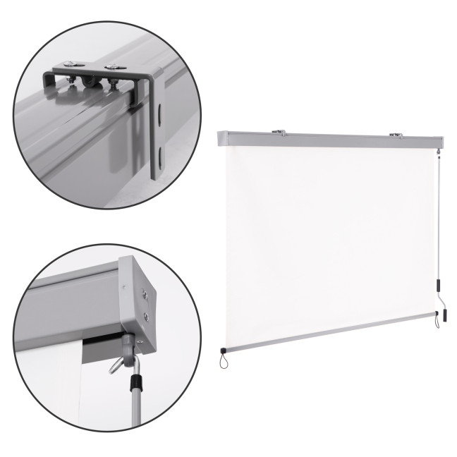 Vertical Blind Markiza Beige MultiGarden - Retractable by Crank | Balcony, Terrace, Gazebo