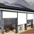 Vertical Blind Markiza Beige MultiGarden - Retractable by Crank | Balcony, Terrace, Gazebo