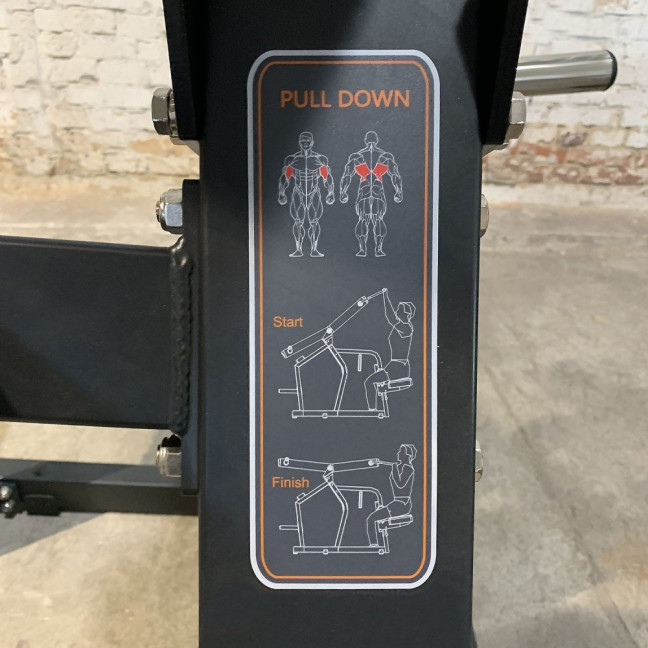 PLM-407 latissimus dorsi exercise machine