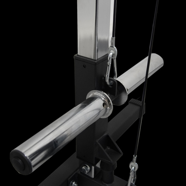 Exercise machine with upper and lower pulley CFA-198