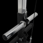 Exercise machine with upper and lower pulley CFA-198