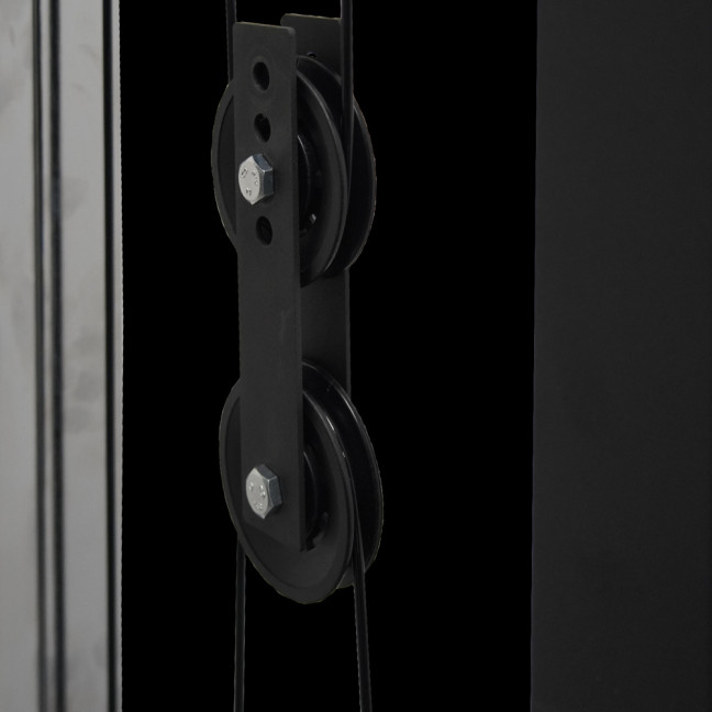 Exercise machine with upper and lower pulley CFA-198