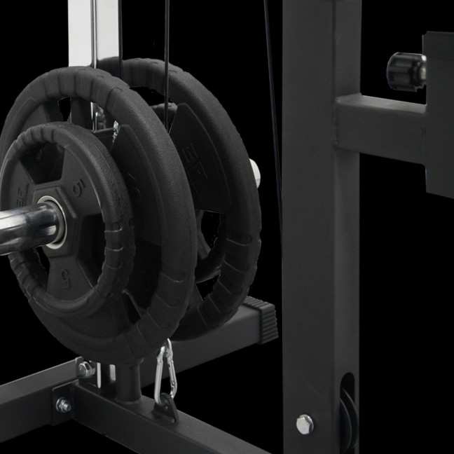 Exercise machine with upper and lower pulley CFA-198