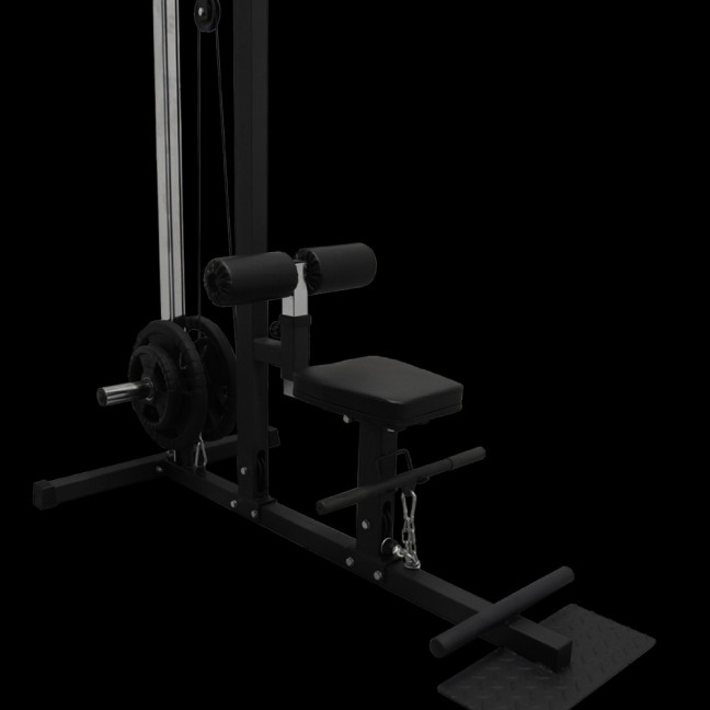 Exercise machine with upper and lower pulley CFA-198