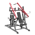 Dual chest and back exercise machine V28
