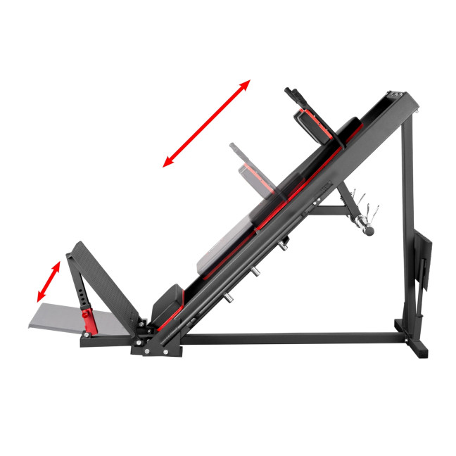 CM20 LEG PRESS HACK SQUAT MACHINE 2 IN 1 HMS