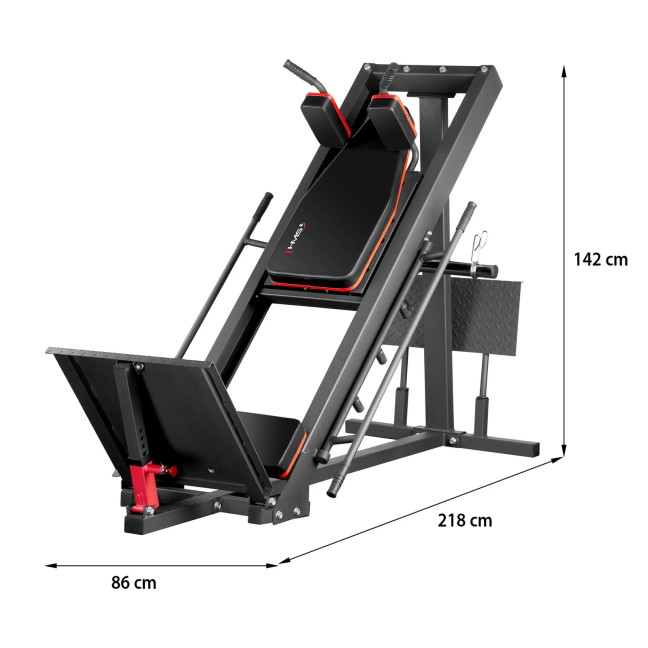CM20 LEG PRESS HACK SQUAT MACHINE 2 IN 1 HMS