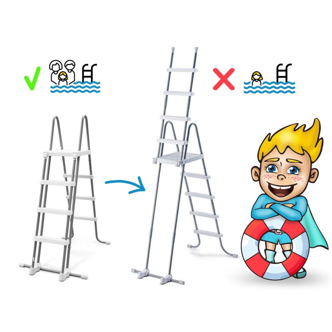 INTEX 457 × 122 cm steel-frame pool 21-in-1 set — XL backyard resort with FREE bubble maker