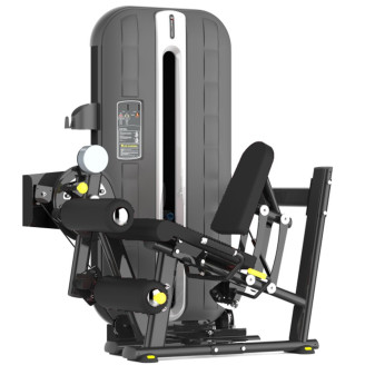 Double stack machine for hamstrings and quadriceps PLM-424