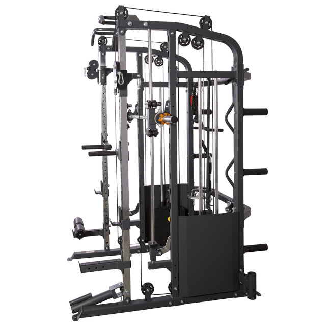 Cyklop 2 + 60KG Olympic Plates (4x5kg, 4x10kg) UWN070 Leg Press with Weight Stack Semi Commercial HMS