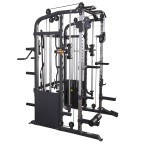 Cyklop 2 + 60KG Olympic Plates (4x5kg, 4x10kg) UWN070 Leg Press with Weight Stack Semi Commercial HMS