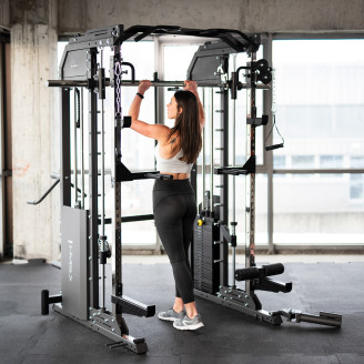 CYKLOP 4 SEMI COMMERCIAL HMS CRANE + 60kg Olympic Plates 4x5kg 4x10kg