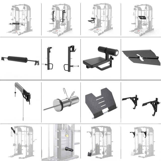 CYKLOP 4 SEMI COMMERCIAL HMS CRANE + 60kg Olympic Plates 4x5kg 4x10kg