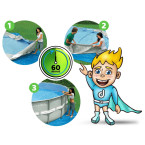 INTEX Greywood Prism Frame 610 × 132 cm pool (21-in-1 set + FREE Soke GO! scooter)