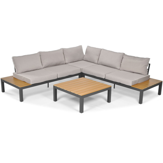 BALI aluminum garden corner sofa | aluminum outdoor furniture, modern design, perfect for terrace and garden