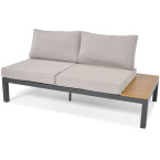 BALI aluminum garden corner sofa | aluminum outdoor furniture, modern design, perfect for terrace and garden