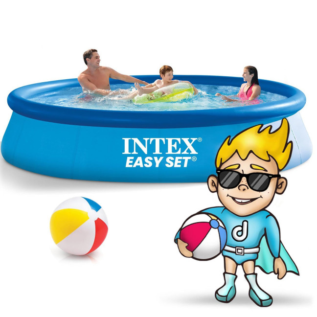 INTEX Easy Set Pool Ø 305 × 76 cm (3-in-1 set with cartridge pump)